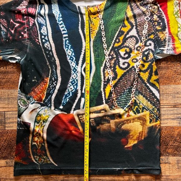 Notorious B.I.G. Faux Body Hip-Hop "Mo Money" T-Shirt Biggie For All To Envy - Picture 3 of 4